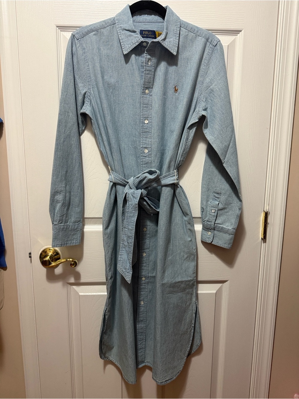 Polo by Ralph Lauren Light Blue Denim Shirt Dress